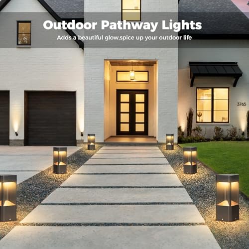 3000K Black LED Landscape Path Light, Waterproof