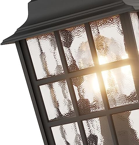 2-Pack Aluminum Outdoor Post Light Fixture
