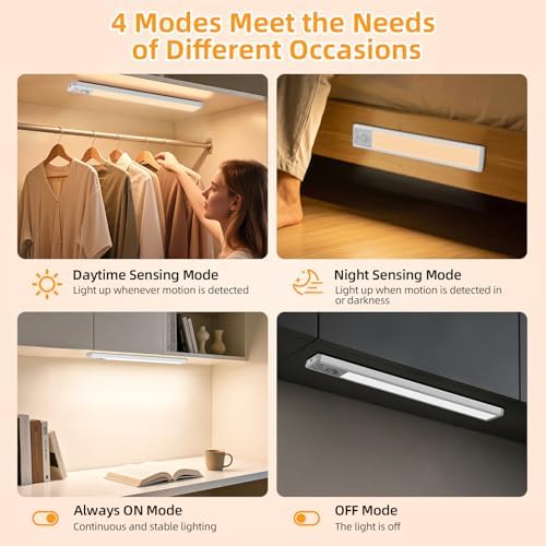 10.5in Rechargeable Under Cabinet Light, 3 Pack