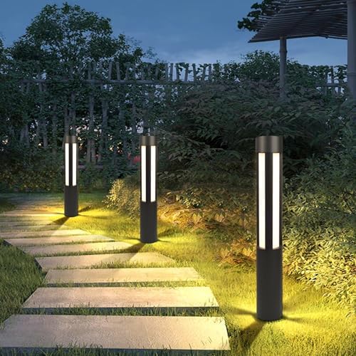 32-Inch Black Stainless Steel LED Path Light