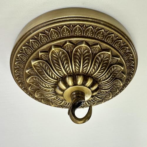 5.9 Inches Brass Ceiling Light Canopy Plate