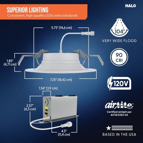 HALO RL 6 Inch 5CCT Canless LED Recessed Lighting