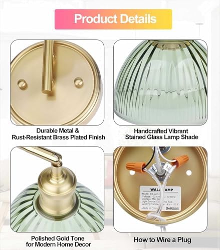 Swing Arm Wall Sconce, Gold