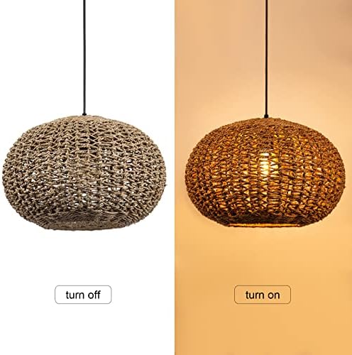 Arturesthome Handwoven Rattan Chandelier