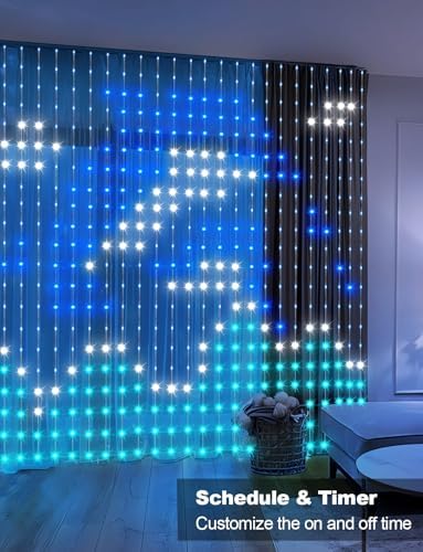 echosari 400 LED Smart Curtain Lights