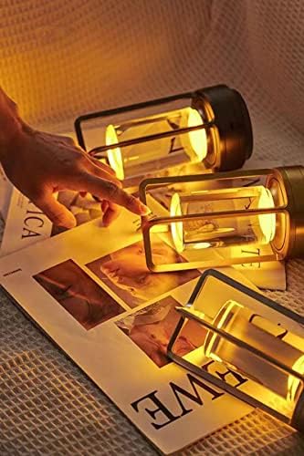Rechargeable Cordless Metal Table Lamp, 3 Colors