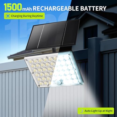 184 LED Solar Outdoor Motion Lights
