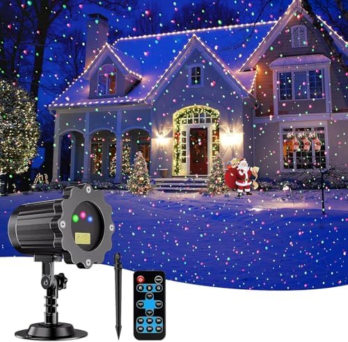 Laser Christmas Projector Lights, Outdoor Moving Stars