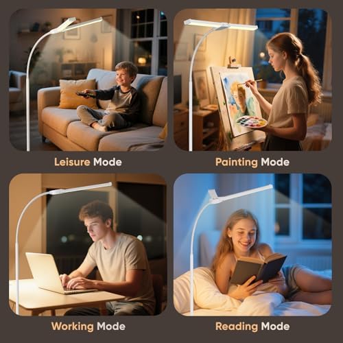 LED Reading Floor Lamp for Living Room