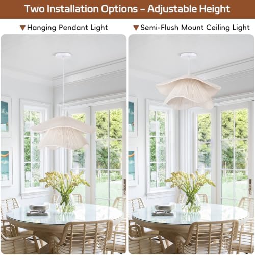 Littleglovo 19.6" 1-Light Pendant Chandelier