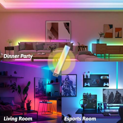 LEPOTEC RGB Under Cabinet Lights, 10"