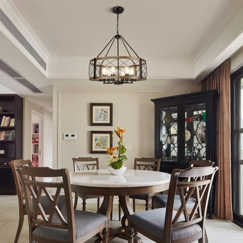 6-Light 22.5'' Farmhouse Chandelier