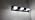 24inch Matte Black 3-Light LED Vanity Light