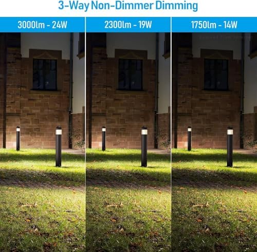 Commercial LED Bollard Path Light, 42-Inch, 120-277V