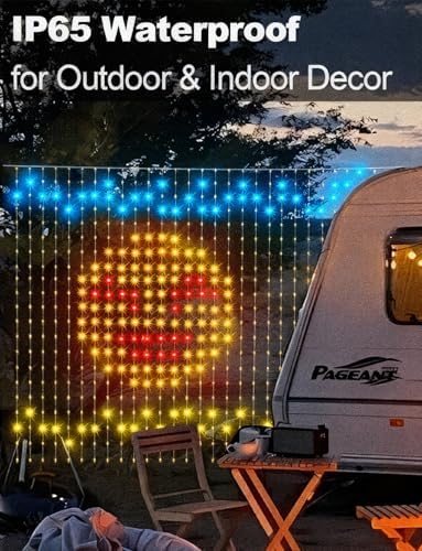 echosari 400 LED Smart Curtain Lights