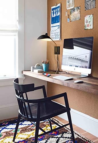 CLAXY Matte Black Plug-in Swing Arm Wall Sconces, Set of 2