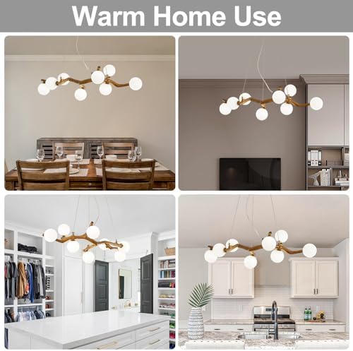 8-Light Mid Century Modern Chandelier