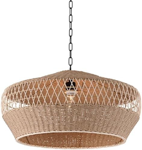 Matias 24 1/2" Vine and Rope Pendant Light Fixture