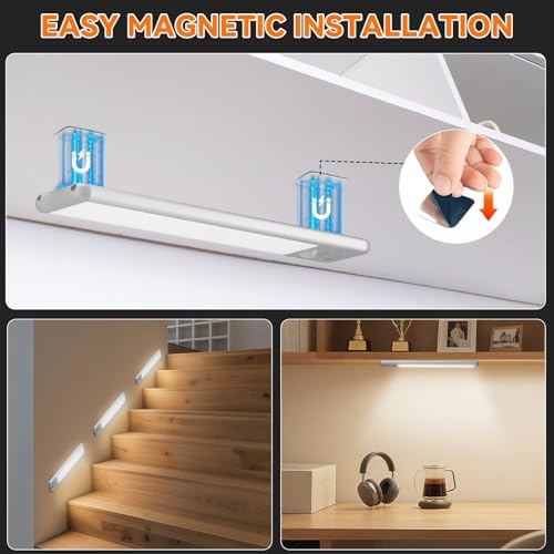 Under Cabinet Lights, 10inch Motion Sensor, 3 Pack