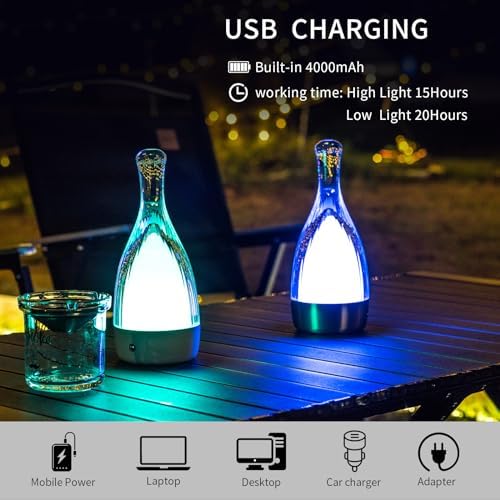 Table Lamp for Bedroom,Small Desk Lamp Dimmable 4