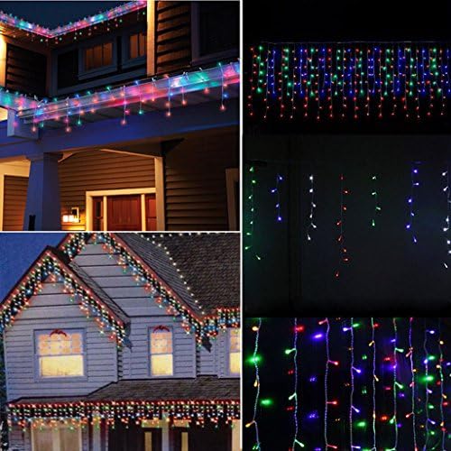 Lainin Linkable Curtain Lights 13Ft 96 LED