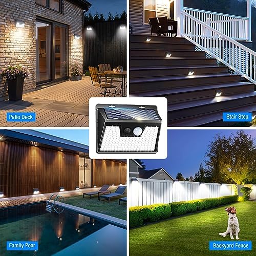 Peasur Solar Motion Sensor Lights, 12 Pack