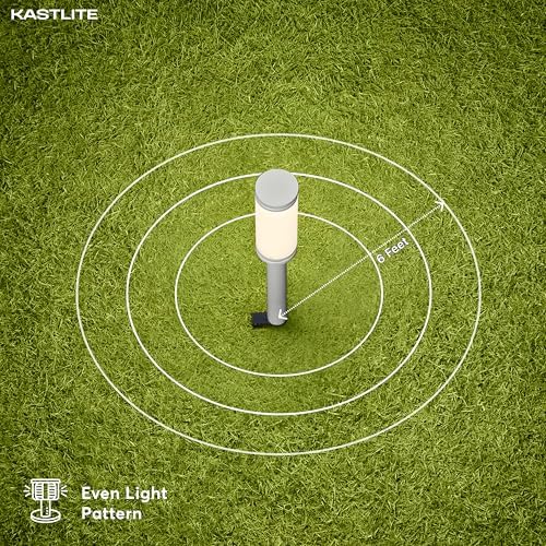 KASTLITE 2.5W LED Path Bollard Light, Silver