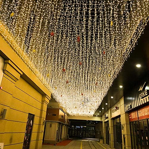 GTSYDING LED Icicle Lights, 16.4FT, 216 LEDs