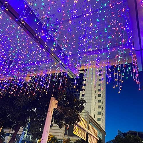 ZIMINGU Icicle Diwali Lights, 13FT, 96LEDs
