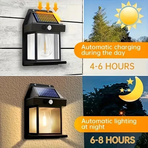 10-Pack Solar Outdoor Pathway Lights, Automatic Sensor