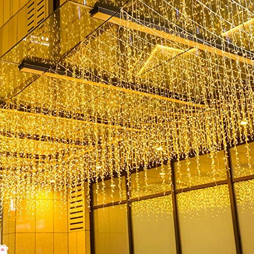 GTSYDING LED Icicle Lights, 16.4FT, 216 LEDs