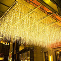 LED Icicle Christmas Lights, 13FT, 96 LEDs
