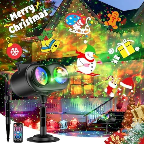 Halloween Projector, Firefly & Ocean Wave Lights, 20 Slides