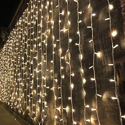 Magictec 300 LED Curtain String Light, Warm White