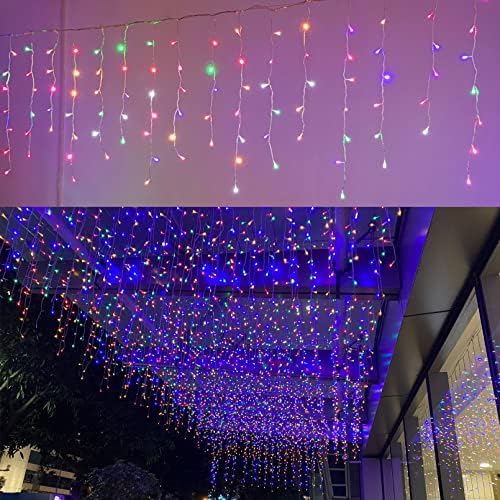 ZIMINGU Icicle Diwali Lights, 13FT, 96LEDs