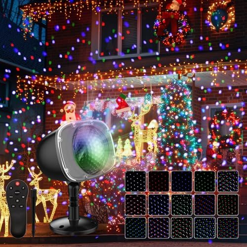 Christmas Snowfall Projector Lights Outdoor