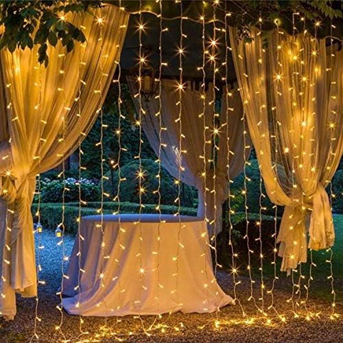 Magictec 300 LED Curtain String Light, Warm White