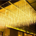 GTSYDING LED Window Curtain String Lights, 4M/13Ft, 96 LED