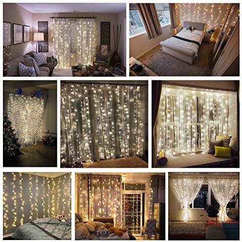 Magictec 300 LED Curtain String Light, Warm White