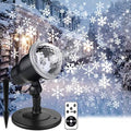 Snowflake Christmas Projector Lights with Wireless Remote
