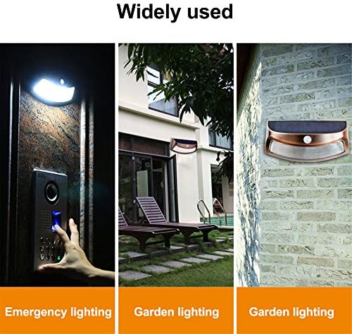 ELEOPTION Solar Step Lights, PIR Motion Sensor, 1 Pack