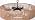 LamQee 22 Inch 5-Light Rattan Chandelier