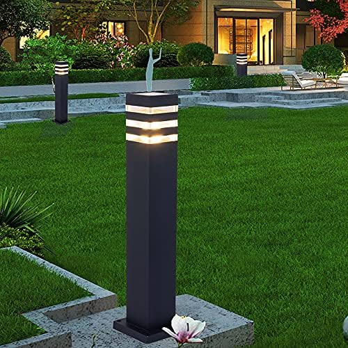 23.5in Black IP55 Waterproof Outdoor Post Light