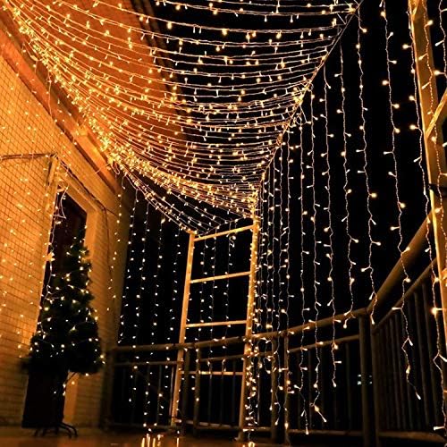 Magictec 300 LED Curtain String Light, Warm White