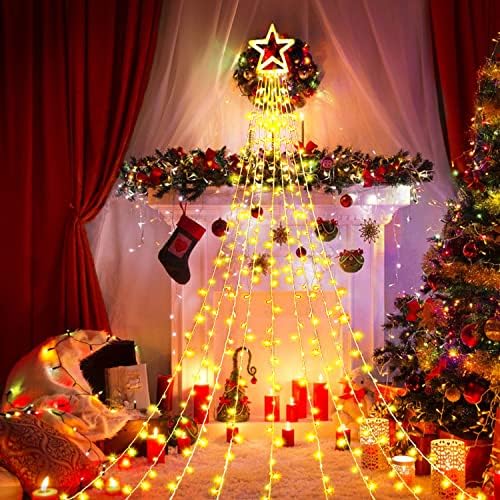 Waterfall Christmas String Lights, 317 LED