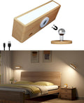 Wall Lights Battery Operated Wooden — Magnetic Wall Sconces Rechargeable - Field & Lumen Lighting