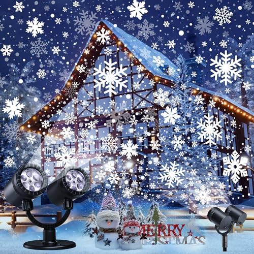 Snowflake Projector Lights with Timer