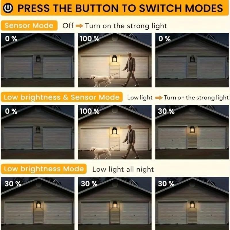 10-Pack Solar Outdoor Pathway Lights, Automatic Sensor