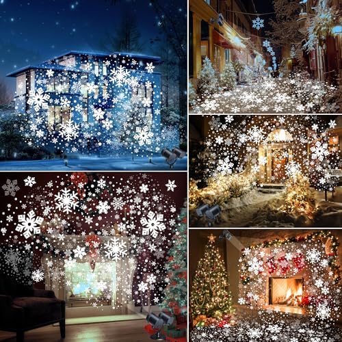 Snowflake Projector Lights with Timer