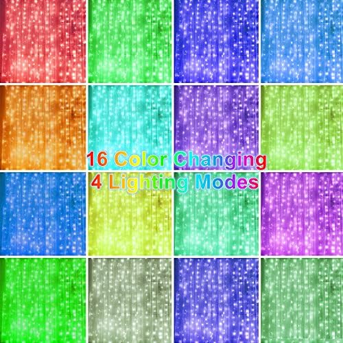 HOME LIGHTING 300 LED RGB Curtain String Lights